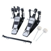 Classic Drum Pedal Dual Foot Kick Pedal Beater Singer Tension Spring And Single Chain Drive Percussion Instrument Accessories