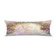 thumbnail image 1 of EREHome Abstract Colorful Flowers Pillow Cover Body Pillowcase Pillow Protector 20x60 Inch, 1 of 1