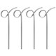 thumbnail image 1 of 4 Uds Pajitas de Metal Reutilizables 7.9' Rizado Acero Inoxidable Plata Tono Unique Bargains, 1 of 7