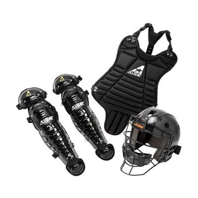 Fastpitch Catchers Gear - All Star Youth League Series Catchers Gear Set CKBX-TBALL-BK