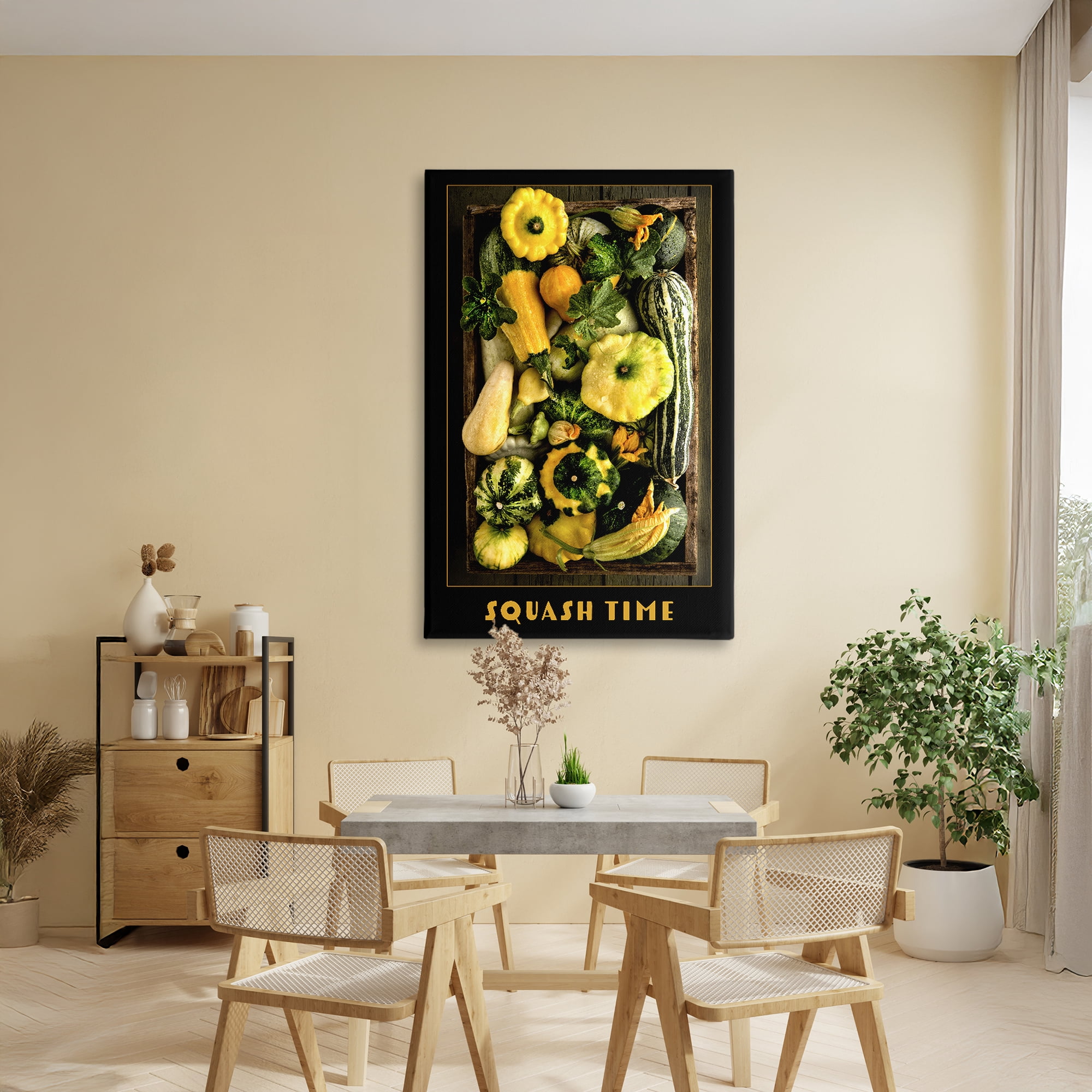 Stupell Industries Squash Time Vibrant Vegetables Canvas Wall Art, design by Carl Kravats