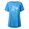 thumbnail image 4 of Pompotops Chemises Mode Décontractée pour Femmes Manches Courtes Tee-Shirt Ample Tunique Blouse, 4 of 4