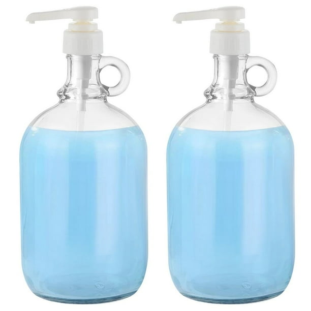 dispensadores de bomba de vidrio, dispensadores de vidrio para lavandería, dispensadores de detergente para ropa, dispensadores de jabón líquido con bomba, dispensador de jabón para lavandería