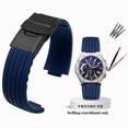 thumbnail image 3 of Correa de reloj de silicona de goma para Casio Edifice EFB-680 ECB10YD Correa de reloj para hombre Ocean Heart EFB680 Correa convexa de 12 mm y 14 mm, 3 of 5