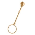 thumbnail image 3 of Clip de anillo Soporte de anillo manos libres de latón unisex con decoración ajustable Perchero para joyería de mano, 17 mm, dorado mate Methold HA003784-02, 3 of 6