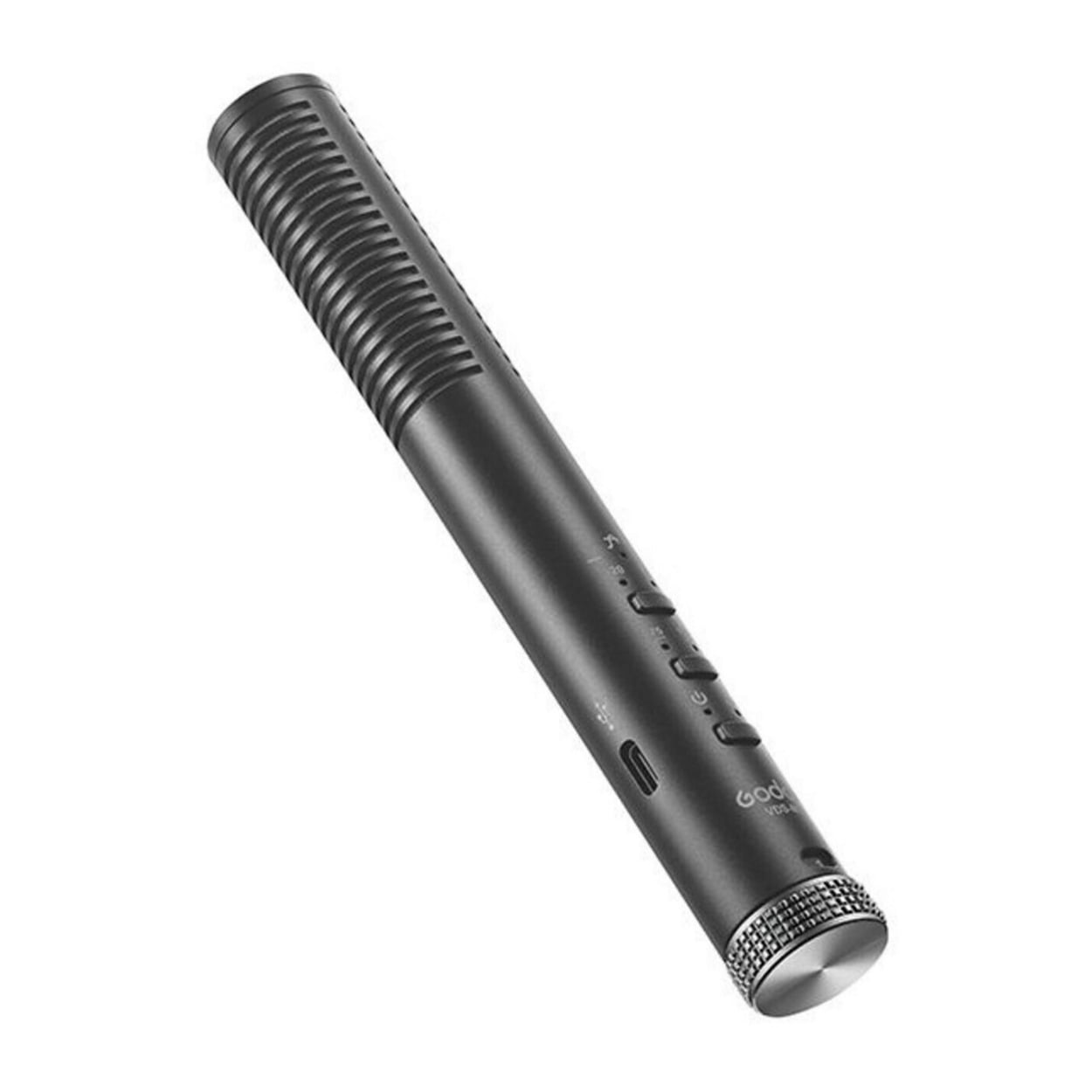 Godox VDS-M2 Supercardioid Condenser Shotgun Microphone with Safety Channel and dB Peak Warning Light (Black)