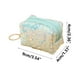 thumbnail image 2 of Funda portátil de maquillaje Bolsa de cosméticos con correa en la muñeca • Bolsa de aseo organizadora de viaje • Cierre de cremallera de tela suave • Pequeño portamonedas y accesorios, 2 of 2