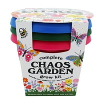 Chaos Garden 3-Pack Flower Grow Kit with Wildflower Seeds & Pots
