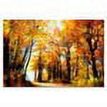 Trademark Fine Art "Fall Scene" Canvas Art by Lois Bryan