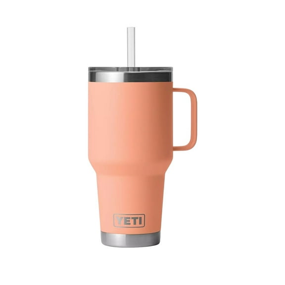 YETI Rambler 35 oz Mug with Straw Lid - Lowcountry Peach