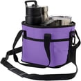 thumbnail image 2 of Family Size 4 Compartment Drink Bag with Adjustable Strap - Multiple Tumbler Carrier Caddy, 4 Compartment Insulated Drink Holde, for Hiking, Walking, Sports, Family Outings & Daily Use, 2 of 11