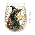 thumbnail image 3 of Witch Stemless Wine Glass Set, 6 Piece Gothic Crystal Ball Glass Cups for Halloween, Witch Themed Stemless Tumbler for Witchy Decor and Party Drinking, Vintage Style, 3 of 7