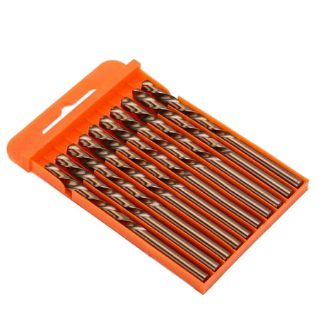 

10Pcs Twist Drill Bit HSS Straight Shank Steel Drills Metal Hardware Tools Supplies6.0mm