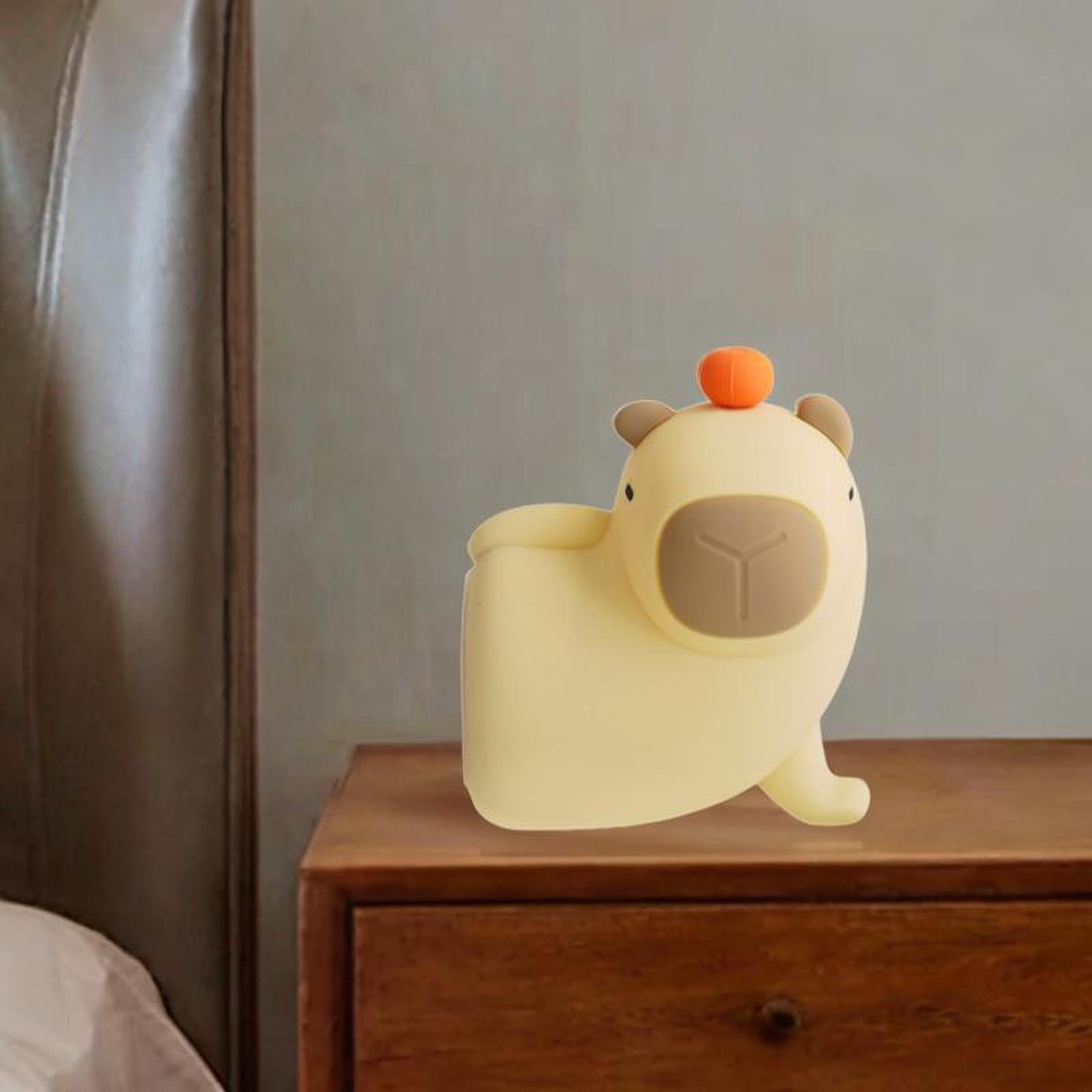 oshhnii Capybara Night Light Novelty Bedside Lamp for Breastfeeding Tabletop Nursery