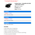 thumbnail image 2 of Air Mass Sensor - Compatible with 2006 - 2009 Pontiac Solstice 2007 2008, 2 of 2
