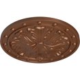 thumbnail image 3 of Ekena Millwork 20 1/2"OD x 1 1/2"P Foster Acanthus Leaf Ceiling Medallion (Fits Canopies up to 2 1/4"), Hand-Painted Polished Copper, 3 of 6