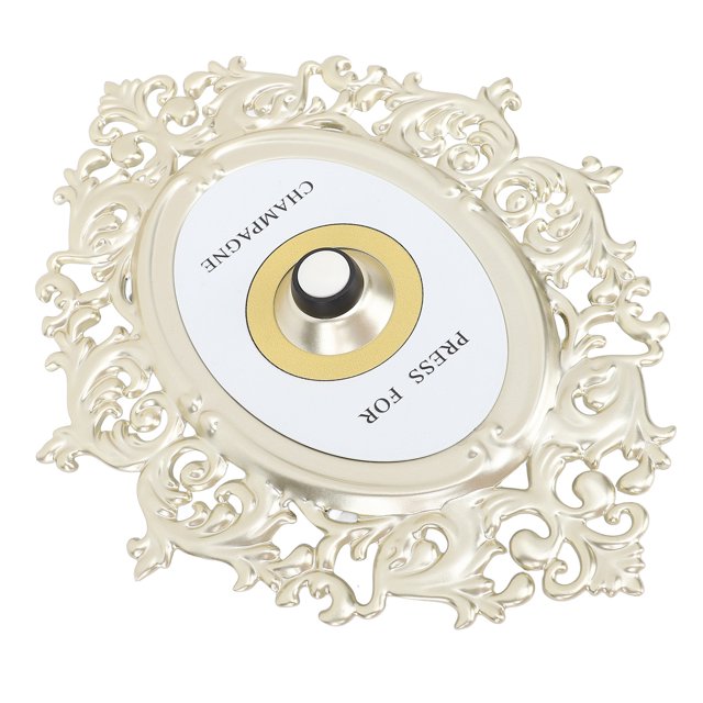 Timbre de puerta decorativo ANGGREK Botón Pulsador Tema Champán vintage Elegante