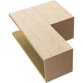 thumbnail image 6 of 10"W x 20"D x 30"H Classic Chapel Hill Rough Cedar Woodgrain TimberThane Corbel, Primed Tan, 6 of 6