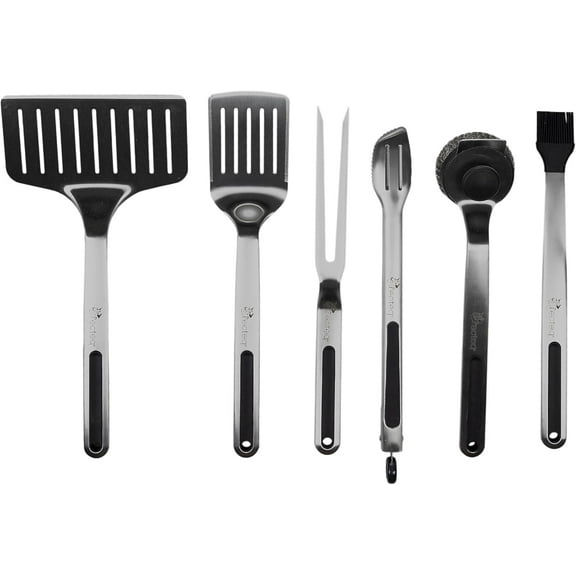 6 Piece BBQ Tool Set