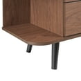 thumbnail image 6 of Modway Langston 6-Drawer Wood Sideboard with Splayed Base in Walnut and Gray, 6 of 10