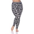 thumbnail image 1 of White Mark Leggings à Imprimé des Fêtes pour Femmes, 1 of 5
