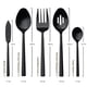 thumbnail image 5 of Juego de cubiertos Alata Potter negro de acero inoxidable de 45 piezas, 5 of 7