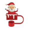 thumbnail image 2 of Mouliraty Christmas Straw Covers Cap For Cup 10mm Christmas Straw Toppers For Tumblers Accessories Reusable Straw Cap Stopper For Straws Tip Lids, 2 of 5