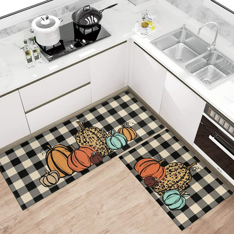  AUTODECO Kitchen Mats and Rugs Set of 2 - Cushioned