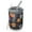 Halloween Skull Pumpkin, variant on 12oz Coffee Tumblers Halloween Spider Web and Bats Stainless Steel Vacuum Insulated Travel Tumbler Coffee Cups Mug with Lid and Straw with Cleaning Brush for Cold & Hot Drinks