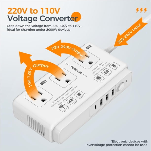 Convertisseur Et Adaptateur De Voyage Universel DOACE - Tout-en-un - Neuf