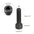 thumbnail image 2 of Unique Bargains M8x30mm Socket Head Bolts 12.9 Grade Alloy Steel Cap Screws Fully Thread 10 Pack, 2 of 5