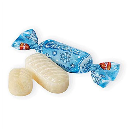 Caramel Candy "Snezhok" (Snow) By Rot Front 1Kg / 2.2Lbs