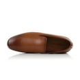 thumbnail image 6 of Ferro Aldo Clyde MFA19672 Minimalist Plain Toe Wholecut Penny Loafers, in Cognac, Men's Size 9.5, 6 of 8