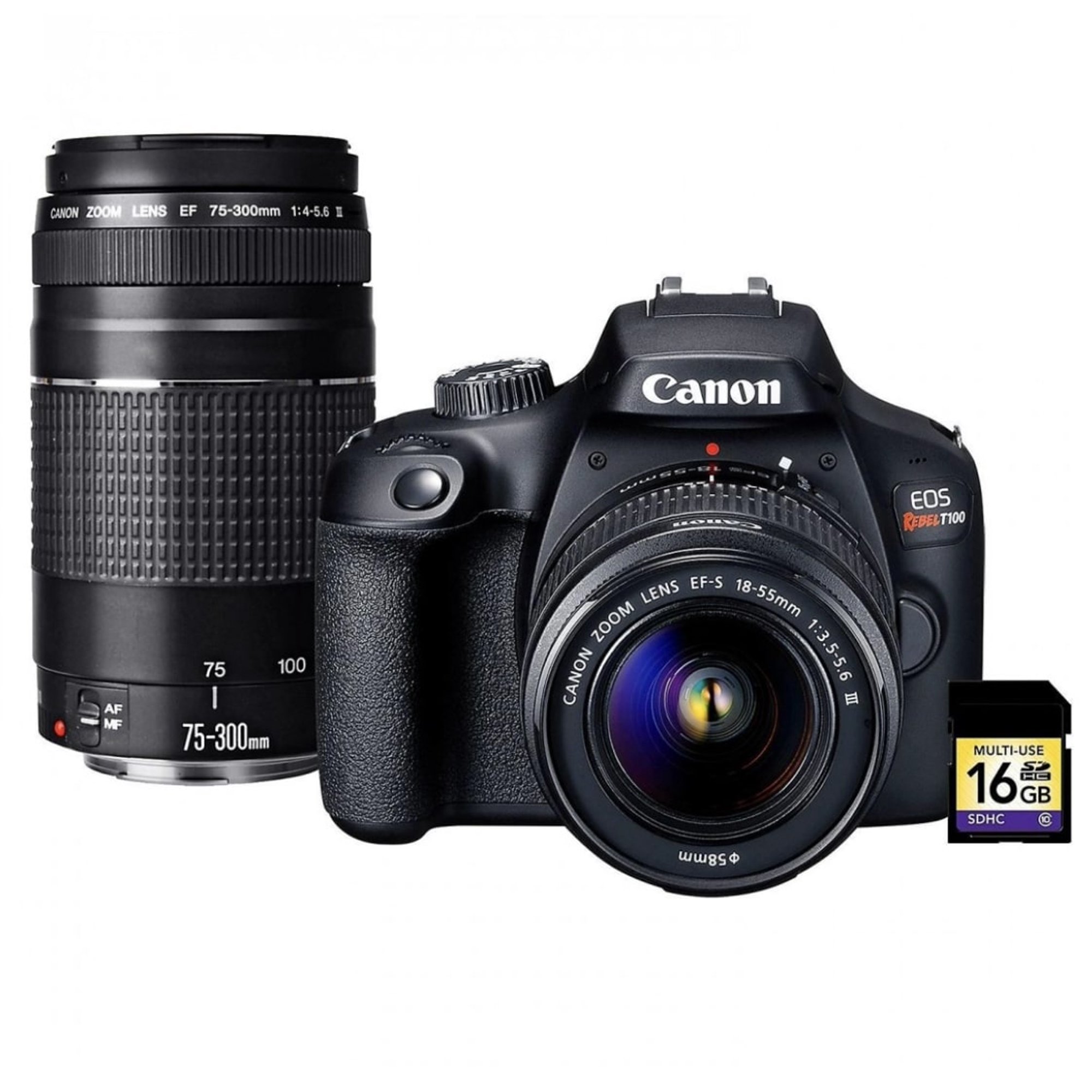 Canon Eos Rebel T100 Premium Kit Knasta Chile
