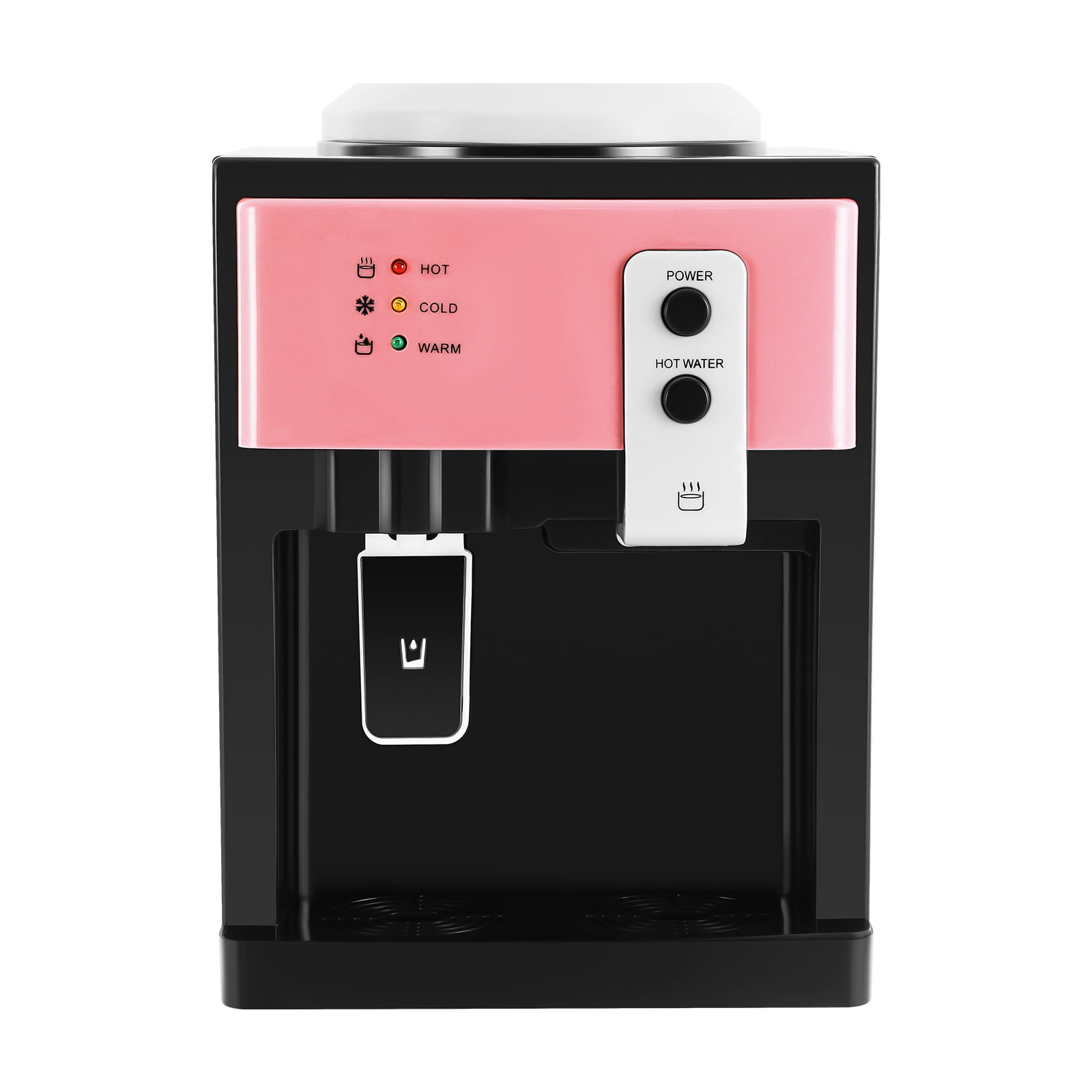 TFCFL Top Loading Water Dispenser 110V 60Hz Desktop Electric Water Dispenser Hot and Cold Water Cooler 4.5-18.9L Capacity