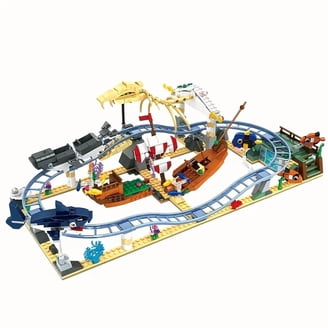 CDX Blocks: Cyclone - 900+ Piece Set, Gravity Roller Coaster, STEM