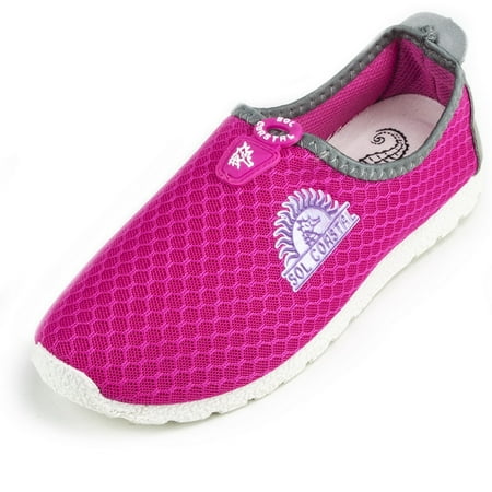 Brybelly Pink Women's Shore Runner Water Shoes, Size
