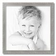 thumbnail image 2 of ArtToFrames 20" x 20" Classic Silver Picture Frame, 20x20 inch Silver Wood Poster Frame (WOM-4926), 1 Pack, 2 of 7