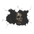 thumbnail image 2 of Boovnll Wall Decor, Halloween Broken Wall Broken Wall Skull Halloween Window Glass Decorative Wall Sticker, Home Decor, Wall Art, Wall Art for Living Room, 2 of 9