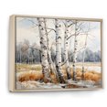 thumbnail image 2 of Designart "Neutral Toned Birch Grace III" Tree Birch Floater Framed Wall Decor, 2 of 5