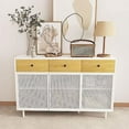 YPQGTOL Buffet Rattan Kitchen Sideboard with