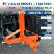thumbnail image 4 of QinaQin Enganche de 3 puntos para remolque con receptor de 2 pulgadas y bola, capacidad de 10000 lb, ideal para tractor subcompacto y equipo agrícola, 4 of 7