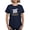 Navy, variant on - Gold Star Racing Heritage Refined Women's Value T Shirt - Women's Traditional Fit Dark T-Shirt
