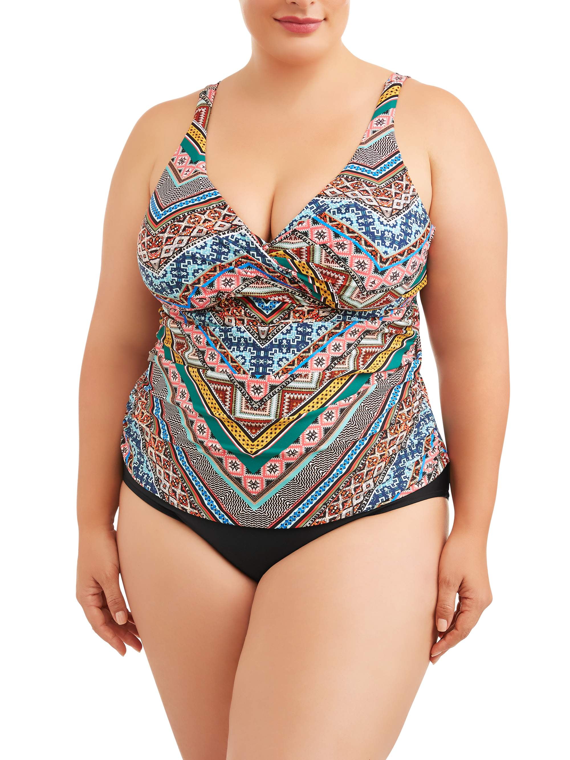 beach cabana plus size swimwear