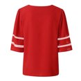 thumbnail image 7 of Merry Christmas Shirts for Women Half Sleeve V Neck Casual Xmas Graphic T Shirts Holiday Tops, 7 of 7