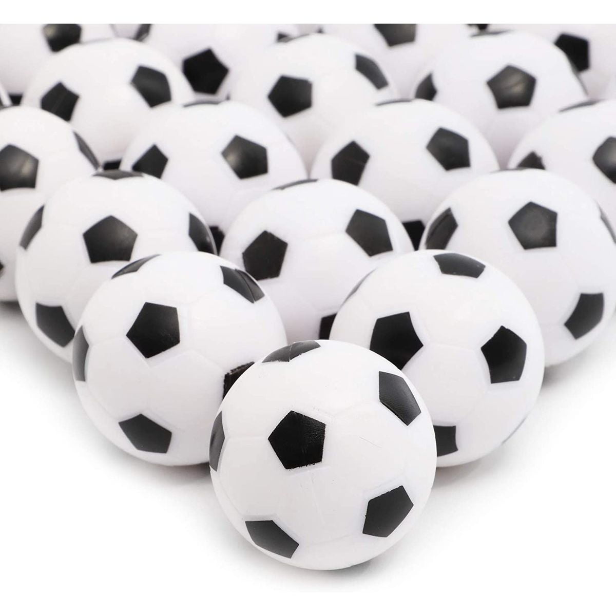 6pcs 36mm Dark Red Table Soccer Foosballs Replacement Mini Soccer Balls 