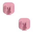 thumbnail image 2 of Injueey Soporte de cepillo Soporte de pared Soporte de almacenamiento Estante de baño Sin rastro Contenedor de tamaño pequeño Fuga Rosa 2piezas, 2 of 6