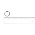 thumbnail image 4 of Metal O Rings, 15 Pack 25mm(0.98") ID 3mm Thick Welded O-Ringe, Dark Gray, 4 of 6
