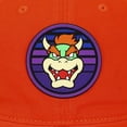 thumbnail image 4 of Super Mario Brothers Bowser Orange Traditional Adjustable Hat for Men, 4 of 5