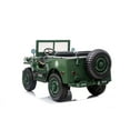 thumbnail image 3 of 24V Military Willy Jeep Style 3 Seater Electric Kids Ride On Cars with RC, 3 of 5